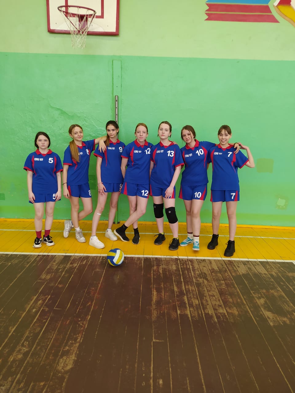 Участие в первенстве города по волейболу (младшая возрастная группа - девушки).